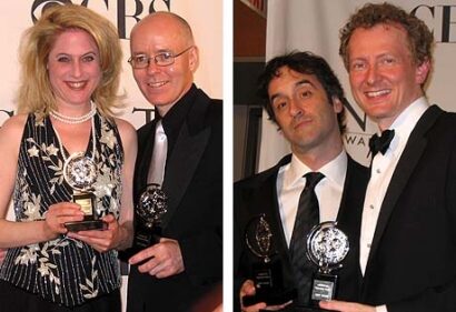 From Left: Lisa Lambert and Greg Morrison; Don McKellar and Bob Martin.