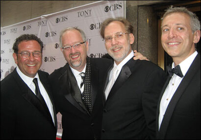 From Left: Michael Greif, Doug Wright, Michael Korie and Scott Frankel.