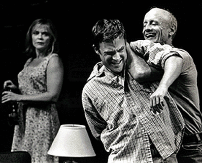 l-r: Stephanie Faracy, Chad Allen, Tom Kopache