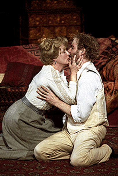 Meryl Streep and Kevin Kline in The Seagull.