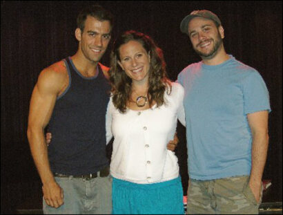 <i>Darkness</i> co-stars (l.-r.) David A. Rudd, Kristy Cates and Rob Maitner