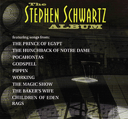 Cover art for the new Stephen Schwartz collection.
