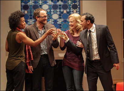 Karen Pittman, Erik Jensen, Heidi Armbruster and Aasif Mandvi