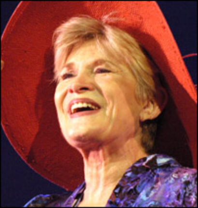 Teri Ralston in a recent production of Hats!