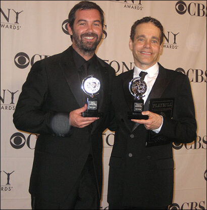 From left: Duncan Sheik and Steven Sater.
