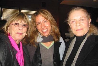 From Left: Phyllis Newman, Amanda Green and Lauren Bacall at the Cy Coleman Tribute