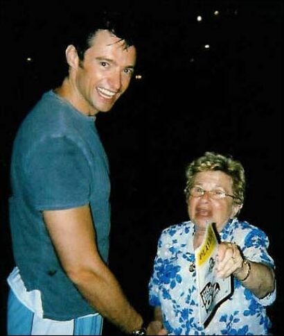 Hugh Jackman and Dr. Ruth