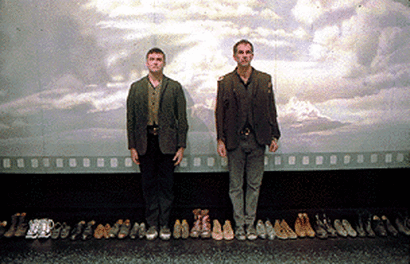 Conleth Hill and Sean Campion in Stones in His Pockets.