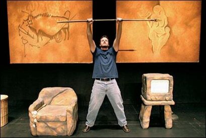 Chris Sullivan in <i>Defending the Caveman</i>