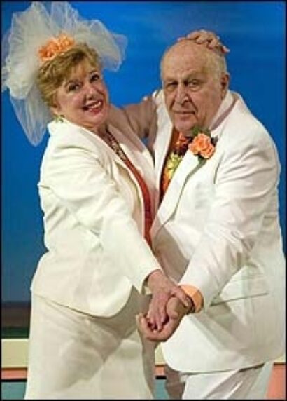 Margery Beddow and Ben Hammer in Under the Bed.