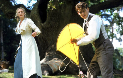 Kate Winslet and Johnny Depp in the film,