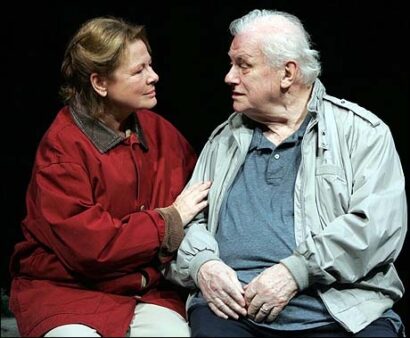 Dianne Wiest and Charles Durning in <i>Third</i>.