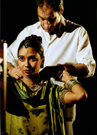 Tanya Rodrigues and Zubin Varla in Midnight's Children.