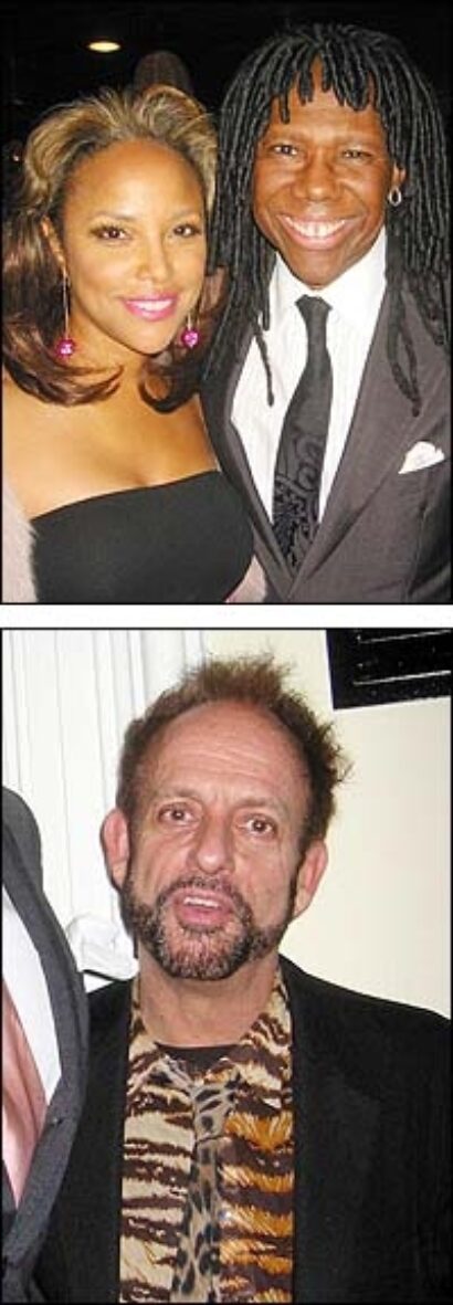 Top: Lynn Whitfield and Nile Rodgers, Bottom: David Schweizer