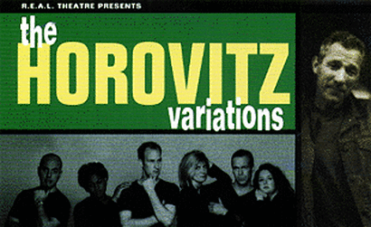 Promotional postcard, featuring the cast & author Horovitz