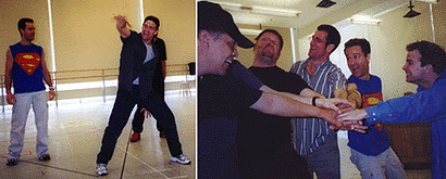 Rod Weber and the gentlemen of The Full Monty sing 'Michael Jordan's Ball.'