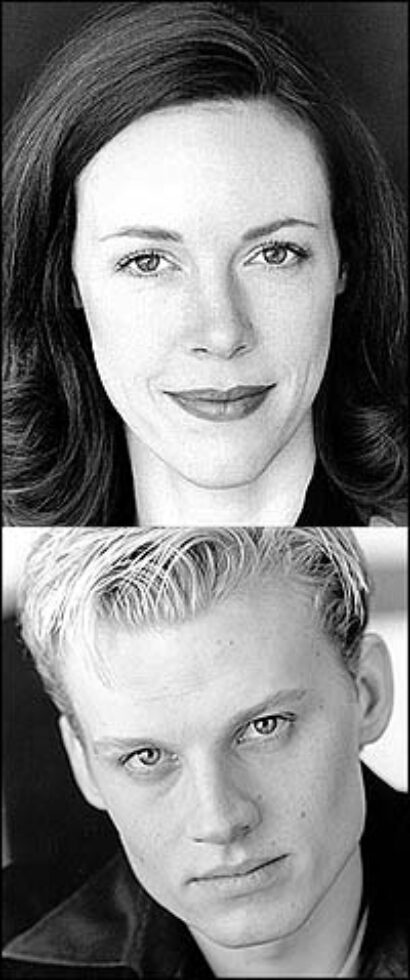 Top: Veanne Cox, Bottom: Jeffrey Carlson