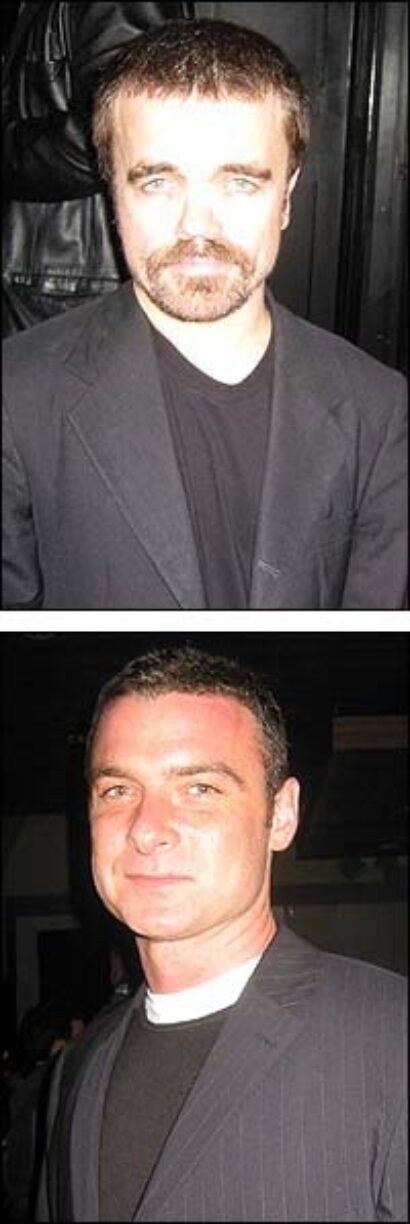 From Top: Peter Dinklage, Liev Schreiber