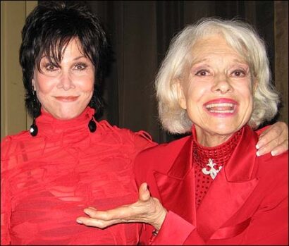From Left: Michele Lee and Carol Channing.