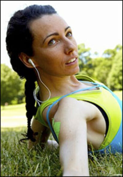 Melanie Jones in Endure: A Run Woman Show