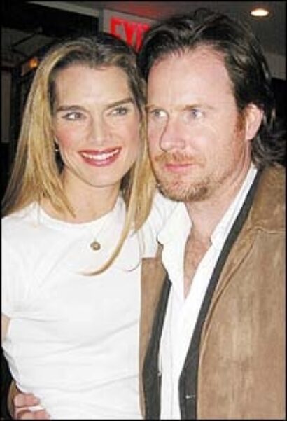 Brooke Shields and Chis Henchy