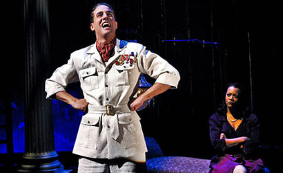 Bobby Cannavale as The Mayor and Michole White as The First Lady in <i>Fucking A</i>.