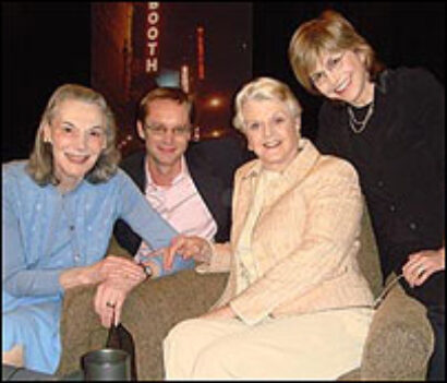 Marian Seldes (l.) and Angela Lansbury (second from l.) with