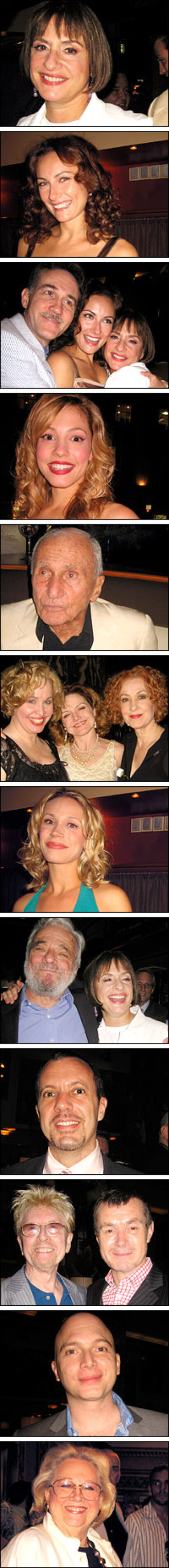 Patti LuPone; Laura Benanti; Boyd Gaines, Benanti and LuPone; Leigh Ann Larkin; Arthur Laurents; Nancy Opel, Alison Fraser and Marilyn Caskey; Jessica Rush; Stephen Sondheim and LuPone; Paul Huntley and Martin Pakledinaz; Michael Cerveris; Barbara Cook.