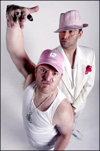 Chris Craddock (front) and Nathan Cuckow of Bash'd.