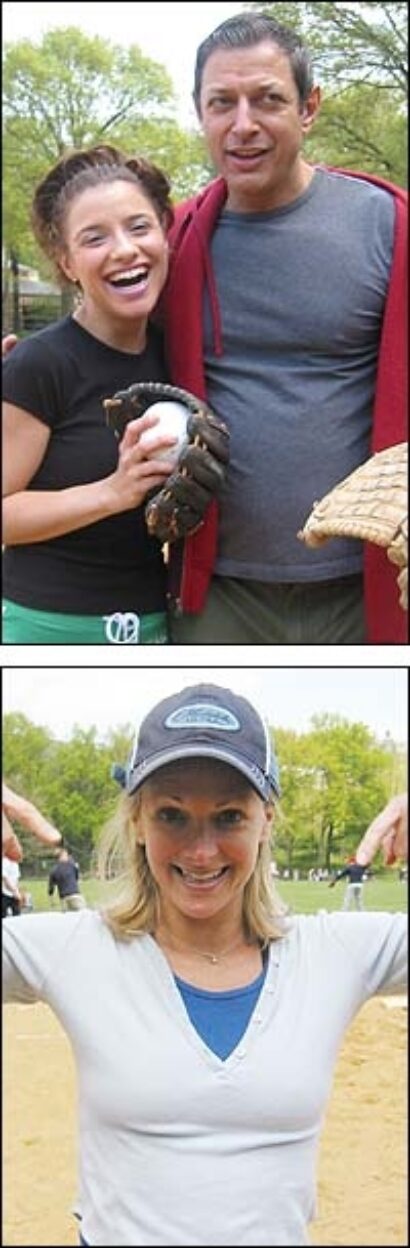 From Top: Jenn Gambatese and Jeff Goldblum; Paige Price