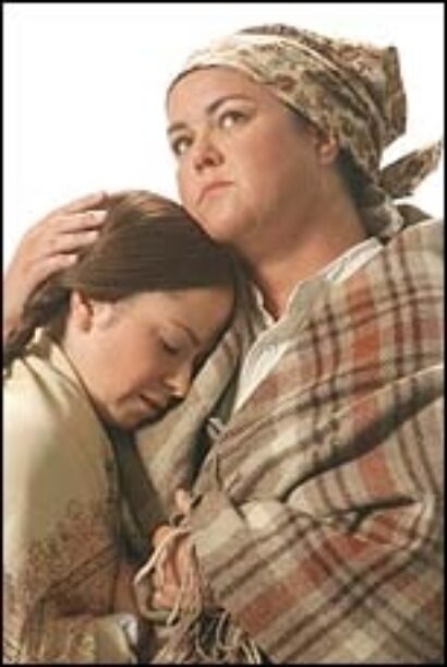 Rosie O'Donnell (right) with Alison Walla