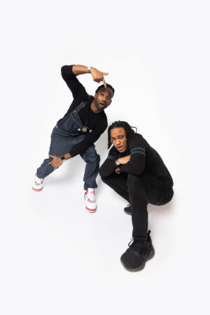 Tambo & Bones_Playwrights Horizons_Cast Portraits_2021_W. Tré Davis and Tyler Fauntleroy_HR