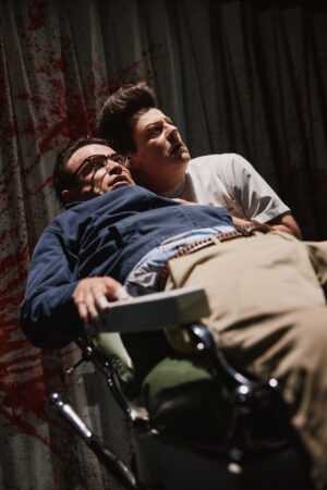 Little Shop of Horrors Off-Broadway Production Photos 2025 Thomas Doherty and Jeremy Kushnier HR