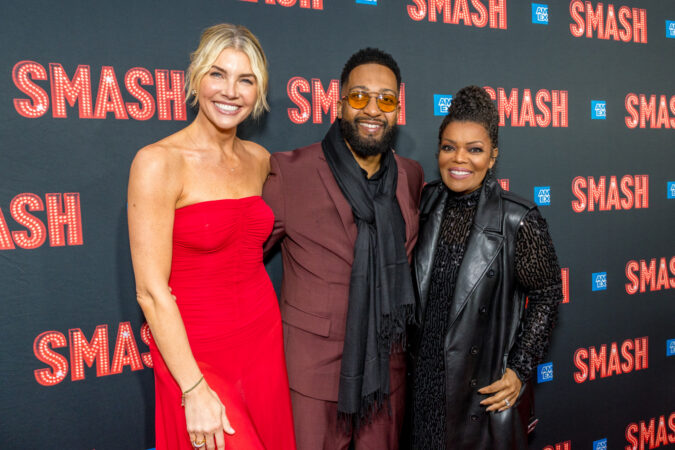 Smash Broadway Opening Night 2025 Amanda Kloots, Anthony Davis, and Yvette Nicole Brown HR