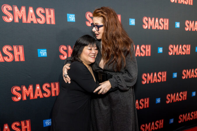 Smash Broadway Opening Night 2025 Ann Harada and Debra Messing HR