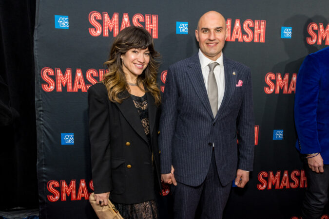 Smash Broadway Opening Night 2025 Sarah Stiles and Jeff Dodson HR