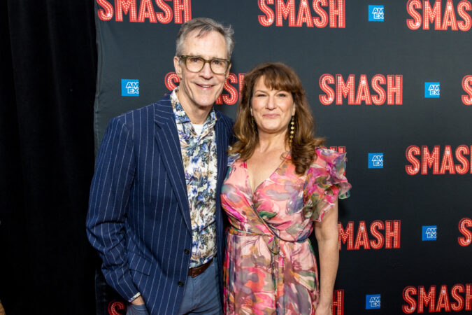 Smash Broadway Opening Night 2025 Howard McGillin and Ana Gasteyer HR