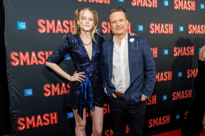 Smash Broadway Opening Night 2025 Daisy Chase and Will Chase HR
