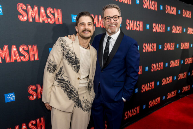 Smash Broadway Opening Night 2025 Andy Mientus and Michael Arden HR