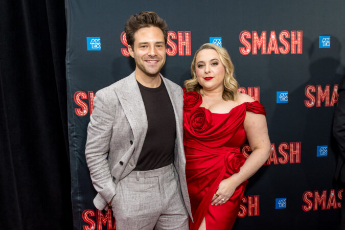 Smash Broadway Opening Night 2025 Ben Rappaport and Megan Kane HR
