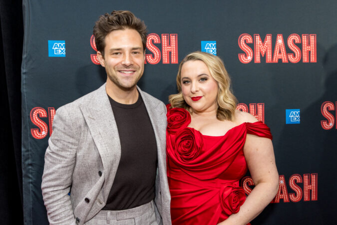 Smash Broadway Opening Night 2025 Ben Rappaport and Megan Kane HR