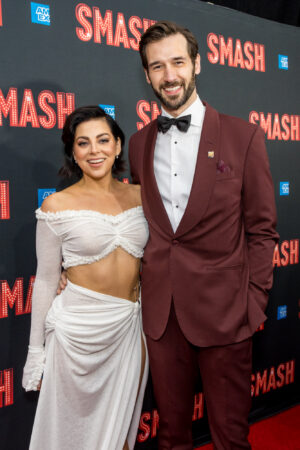 Smash Broadway Opening Night 2025 Krysta Rodriguez and John Behlmann HR