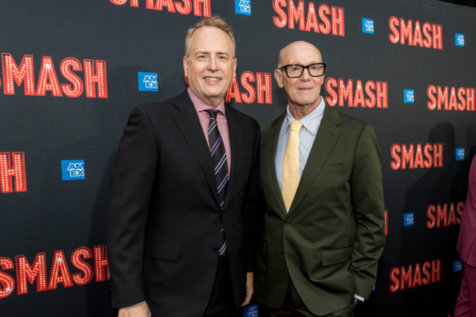 Smash Broadway Opening Night Robert Greenblatt and Neil Meron HR