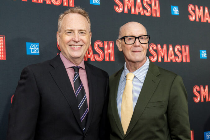 Smash Broadway Opening Night Robert Greenblatt and Neil Meron HR