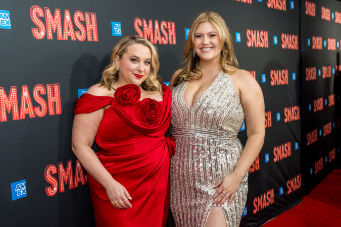 Smash Broadway Opening Night 2025 Megan Kane and Bella Coppola HR