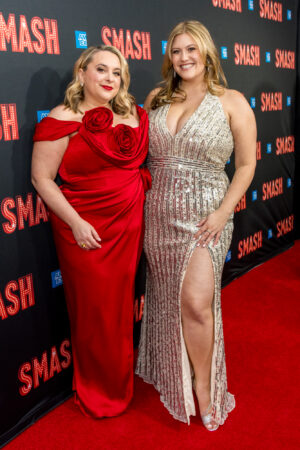 Smash Broadway Opening Night 2025 Megan Kane and Bella Coppola HR