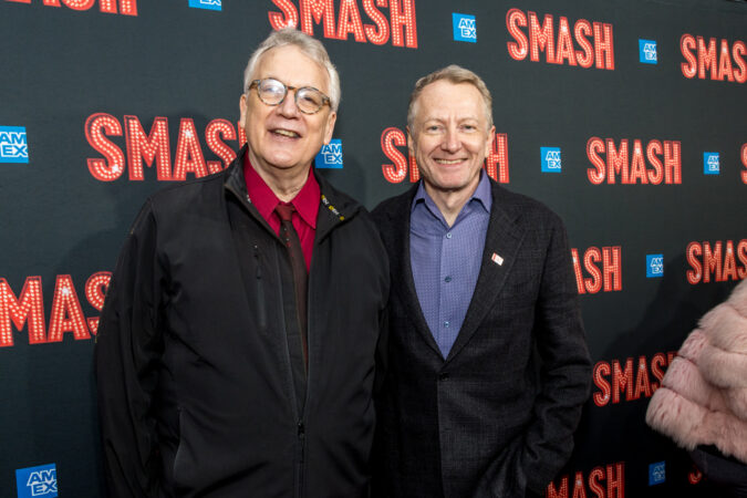 Smash Broadway Opening Night 2025 Rick Elice and Bob Martin HR