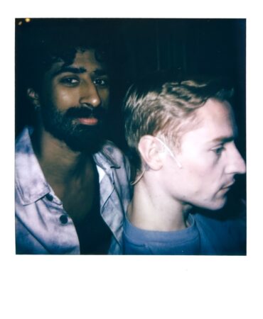 Prince Faggot Off-Broadway Backstage Polaroids 2025 Mihir Kumar and John McCrea HR