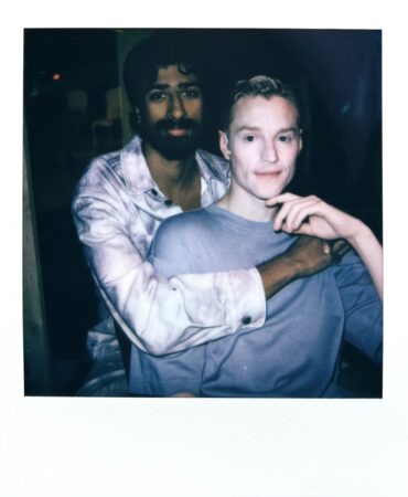 Prince Faggot Off-Broadway Backstage Polaroids 2025 Mihir Kumar and John McCrea HR