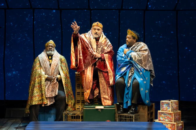 Amahl and the Night Visitors Lincoln Center Theater 2025 Production Photos Phillip Boykin, Todd Thomas, and Bernard Holcomb